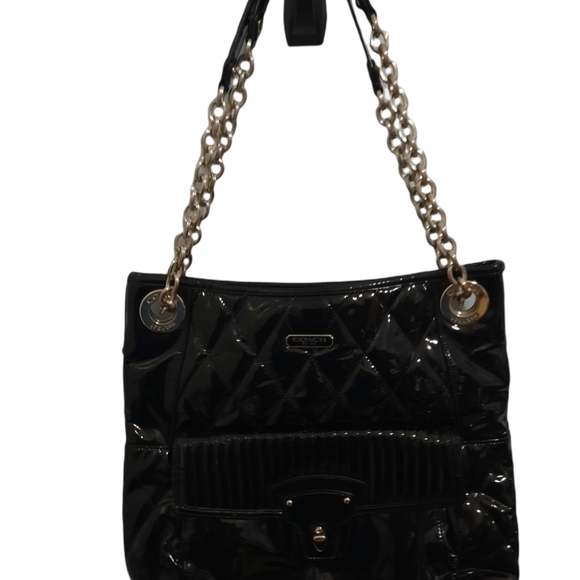 Gorgeous Black Coach Handbag - Picture 3 of 5